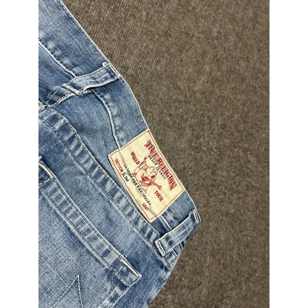 True religion jeans medium wash fit 32X31 straight cotton casual
